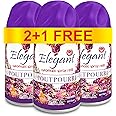 Elegant Automatic Spray REFILL – Perfect Poutpourri – 300ML – Pack of 3, Triple Pack (300ML x 3 Pcs) – Air Freshener REFILL for Home And Bathroom