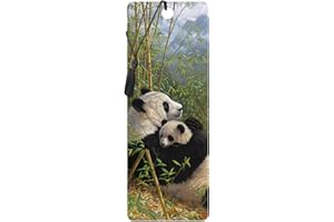 3D LiveLife Bookmark - A New Dynasty from Deluxebase. A Panda Bookmark with lenticular 3D Artwork Licensed from Renowned Artist Beth Hoselton