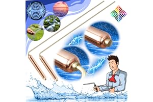 MAJESTIC'S Baguettes de Sourcier Professionnelles Modèle DELUXE 100% Cuivre - Baguette de Radiesthésie - Marque Française [GARANTIE A VIE]