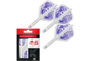 ‎TARGET DARTS Target Japan Player Edition K Flex Flights and Shaft System | 3er-Pack Kflex All In One Flights, Player Edition Dartzubehör | K-Flex Dartschaft kurz/Mittelstufe/Mittel