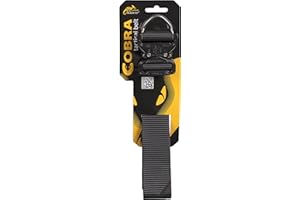 HELIKON-TEX Helikon Hombres Cobra D-Ring (FX45) Táctica Cinturón Negro tamaño XXL (140cm)