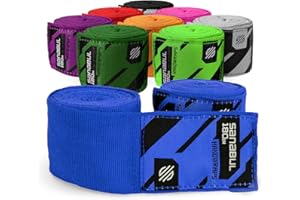 Sanabul 450 cm Professional Elastic Bandages for Boxing, Kickboxing, Muay Thai, MMA