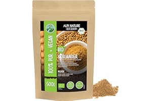 ‎ALPI NATURE Alpi Nature Koriander gemahlen BIO 500g, bio Koriandersamen gemahlen, Korianderpulver zum Kochen