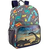Trail maker Zaino per bambini con dinosauro lenticolare che cambia immagine – Zaino ologramma scuola elementare e media