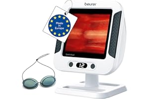 ‎BEURER Beurer IL 60 Lampa na podczerwień, kojące ciepło przy przeziębieniach i napięciu mięśni, urządzenie medyczne o mocy 300 W z timerem, ceramiczny dysk z ochroną UV, płynna regulacja, biały