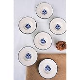 Tabakevi Tabak Evi Porselen Stella &Ccedil;ay Tabağı Seti 12Cm 6 Par&ccedil;a Bns6Ctprs1214