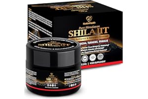 Himalayan Shilajit Supplement with Ashwagandha, Turmeric, Tribulus Terrestris - 30g Gold Grade Resin | 75% Fulvic Acid | Vitality & Immune Boost | Vegan & Lab Tested by UK's NuetonHealth