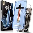 MAGIC JOHN 2 Pack for iPhone 15 Pro Max 6.7 inch Tempered Glass Screen Protector, Auto Dust-Elimination Installation, Bubble Free, Dynamic Island Compatible, HD Clear, Easy Installation