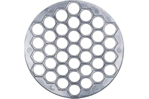 OFXDD Molde de metal ruso para raviolis pelmeni, cocina ucraniana, pelimeni de acero inoxidable, molde para albóndigas de carne
