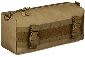 Yakmoo Gran Bolsa de Bandolera Riñonera Impermeable Bolso de Expansión Multifuncional Estilo Militar Táctico Molle Sistema Accesorio de Mochila al Aire Libre