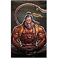 BALDAU PRINTS Hanuman Ji Big Size Flex Poster For Room (24x36 Inch,210 GSM,Gloss Finish) D-2736