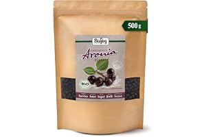 Biojoy Ekologiska torkade aroniabär, osvavlade, 500 g
