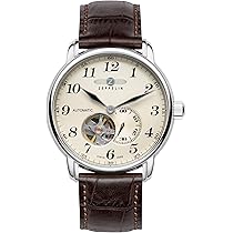 Zeppelin Armbanduhr LZ127 GRAF Automatik Open Heart 7666 : Amazon 
