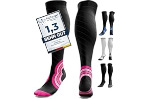 aZengear Chaussette de Compression Femme et Homme (20-30mmHg Classe 2) Bas de Contention Mollet Medical Sport Running de Vol Circulation, Jambes Enflées les Varices, Voyage en Avion