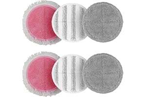 AlfaBot Tampons de Rechange S2, 3 Types de tampons de Nettoyage différents