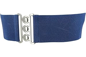 FASHIONGEN - Cintura donna 7,50 cm larga e Elastica, fatto in Francia, GLORIA