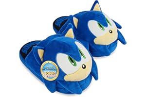 Get Trend Sonic the Hedgehog Zapatillas 3D Niño, Pantuflas Invierno Suaves con Suela Antideslizante, Regalos para Niños