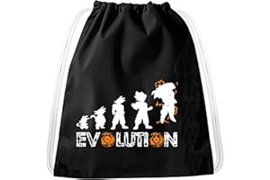 TEE KIKI Evolution Goku Dragon Mochila Bolsa Gym Bag Sport Jute Pouch, Mochila