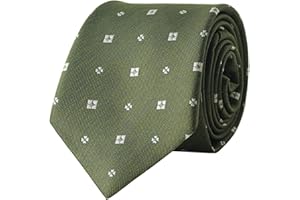 WANYING Verde 8 cm Corbata Hombre Moda Jacquard Tejido Estándar Corbata Negocios Casual Formal Boda Fiesta Retro
