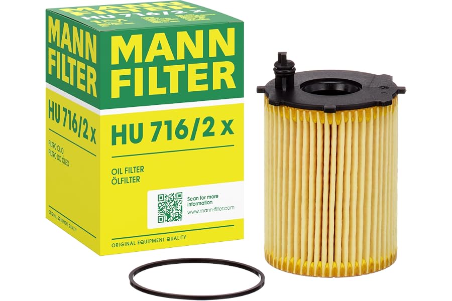 MANN-FILTER HU 716/2 x Filtro de aceite - para Automóviles + Vehículos de transporte