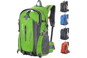 Achort 40L Hiking Backpack Lightweight Breathable Rucksack for Men Women Durable Water Resistant Daypack Travel Bag for Camping Cycling Skiing Climbing Trekking Mountaineer Outdoor Sports