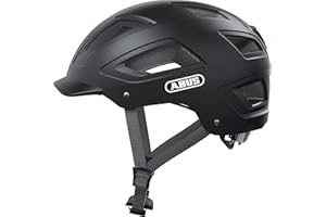 ABUS Stadthelm Hyban 2.0 - Fahrradhelm mit Rücklicht, ABS-Hartschale, guter Passform - für Damen und Herren