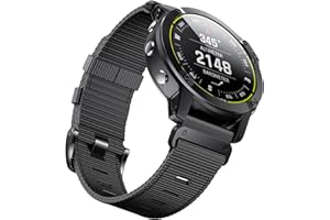 ANBEST Nylonowy pasek do zegarka kompatybilny z Fenix ​​7X / Fenix ​​6X Pro / Fenix 5X, 26 mm, pasek zapasowy do Enduro / Tactix Delta / Descent MK1 / Fenix 3