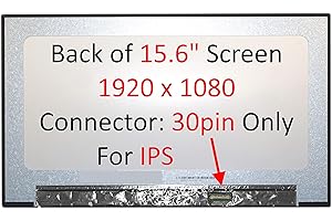 A PLUS SCREEN Laptop-Bildschi-rm für NV156FHM-N4H, N156HCA-E5A, N156HCA-E5B, NV156FHM-N52, 35 cm (15,6 Zoll), LED, FHD, LCD, Also fits N156HCA-E5A,N156HCA-EAB,LP156WFC-SPM3,LM156LFDL02