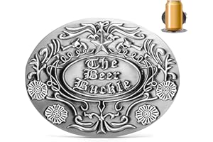 Gwezmxs Bierhalter Gürtel, Bierkopfgürtel, Flaschenschnalle Gürtelschnalle für Flaschen & Dosen, Belt Buckle Beer Holder