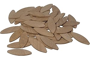 JOWE 200 tasselli piatti dimensione 10 - tasselli di collegamento in legno di faggio dimensione 10 200 pz