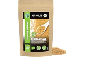 Alpi Nature Semi di Senape Bianca Gialla BIO 500g, Semi di Senape bio Bianca Gialla da 1-2mm