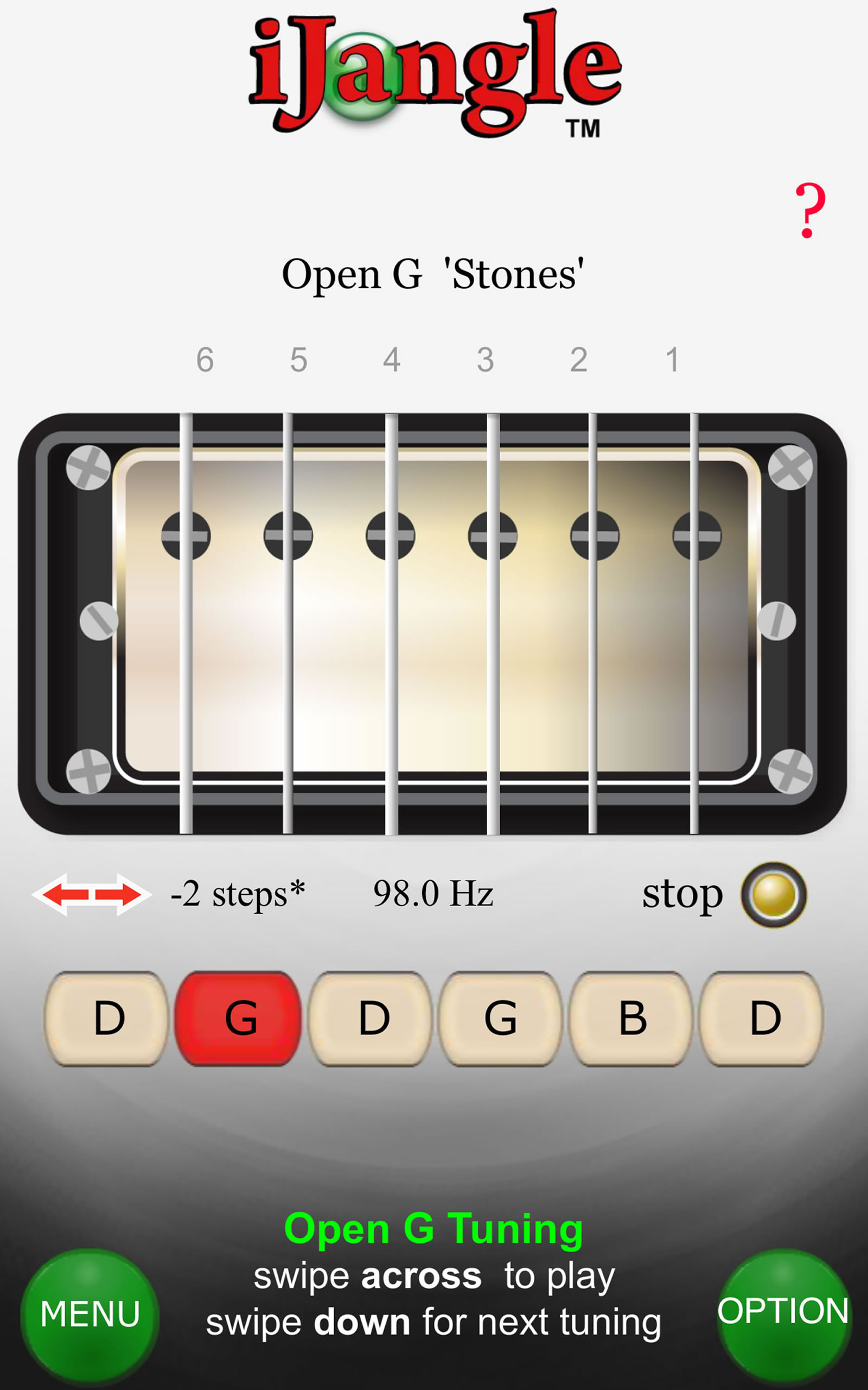 iJangle accordage de guitare accordeur de guitare référence audio (GRATUIT) Amazon.fr