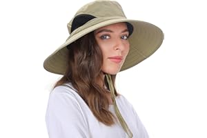 EINSKEY Sombrero Hombre Mujer Verano ala Ancha Protección UV Gorro Pescador Bucket Hat para Safari, Senderismo, Playa, Ciclismo, Montañismo