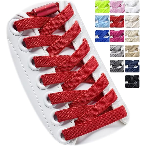 6 Paia Lacci Elastici Per Scarpe - Senza Allacciatura, Con Fibbia Metallica - Per Adulti E Bambini - Foto 11