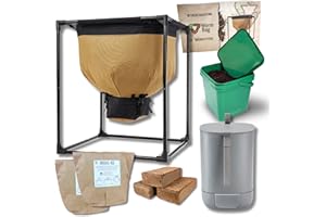 WORMBAG Bokashi + Komposter Starterset Premium | Kompostwürmer mögen auch Bokashi