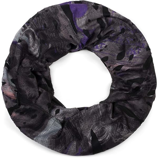 StyleBREAKER Loop-Schal Mit Zeitungsprint – Destroyed Vintage Look, Unisex, Ca. 80x37 Cm