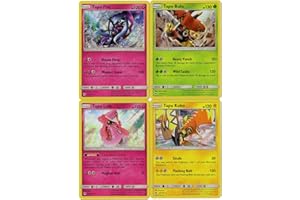 Pokemon Legendary Set - TAPU BULU/TAPU KOKO/TAPU LELE/TAPU FINI - Sun Moon Lost Thunder - 4 Card LOT