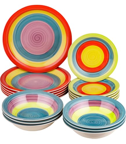 70% SERVIZIO PIATTI Porcellana Limoges 40 Pz Mosaique Guy Degrenne