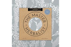 The Master Herbalist Fragrant Scented Drawer Liners in a CLASSICAL HERON Design (FOLDED) | Pack of 5 Sheets | Contains Essential Oils | Made in the UK (Fresh Linen, 42W x 60L cm)