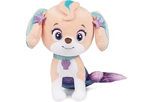 Pluszak GUND PAW Patrol Coral Mer-Pup, oficjalna zabawka z kreskówki dla dzieci, wypchane zwierzątka dla dzieci w wieku 1+, 23 cm