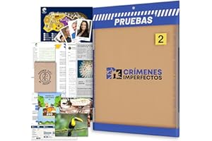 Crímenes Imperfectos, Caso 2: El Crimen de Coliente. Juegos de Mesa Adulto, Caso Policial Resolver Crimen, Escape Room Juego de Mesa, Resuelve Misterio