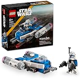 LEGO Star Wars: The Clone Wars Captain Rex Y-Wing Microfighter Building Set, Collectible Star Wars Y-Wing Toy for Kids with C