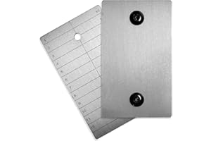 ColdTi - Piastre in Titanio per Frasi Seminali Bitcoin ed Ethereum - Archiviazione Ultra Sicura Criptovalute - Seed Phrase Metal - 2 Piastre + Sigilli