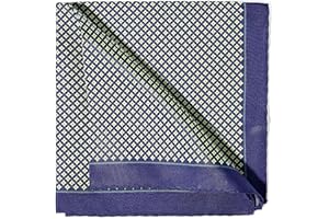 BRERA 67 - Fazzoletto da Taschino Elegante in Seta, Fazzoletti per Abiti e per Giacche 25X25 cm, Accessorio Uomo per Cerimonie e Matrimoni, Pochette Classica
