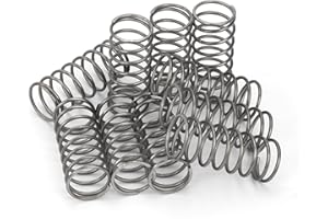 GUNGY Molle Compressione 35mm Molla in Acciaio Inossidabile 304 Diametro Filo 1,2mm Diametro interno 12mm Forza Molla 1,4kg 10 Pezzi