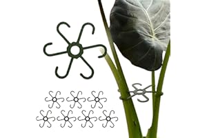 PODPORKOWE LOVE STÜTZEN-LIEBE 7 Stück Pflanzenstütze HERO, Staudenhalter, Garten Stützring (10cm), Pflanzenhalter, Pflanzenstützen, Monstera Rankhilfe, Ring für Pflanzen, Blume, Hortensien, Rosen, Tomaten