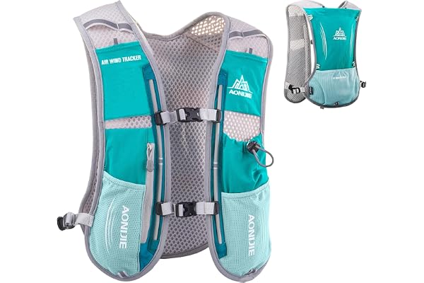 Azarxis Sac à Dos Hydratation 5L Gilet d'Hydratation Trail Léger pour Homme Femme Marathoner Cyclisme Randonnée Escalade