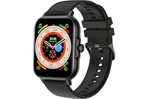 Asmoda Smart Watch for Men Women, Fitness Watch with Intelligent Reminders and Phone Calls, Activity Trackers with Heart Rate and Blood Pressure Monitors, 1.83" Size Screen Pedometer for Android iOS