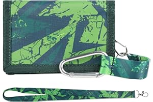 GmeDhc Geldbeutel für Jungen Mädchen und Kinder Halsband Haken, Portemonnaie Jungen Teenager, Neutrale