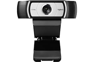 Logitech C930e Webcam 1920 x 1080 Pixels USB Noir - Webcams (1920 x 1080 Pixels, 30 IPS, 4X, USB, Noir, Clip)